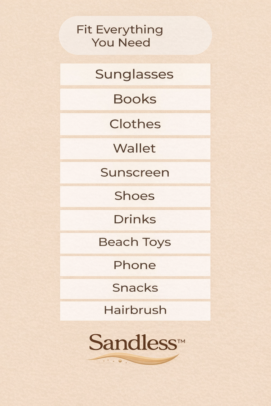 Sandless™ Checkered Beach Towel & Bag