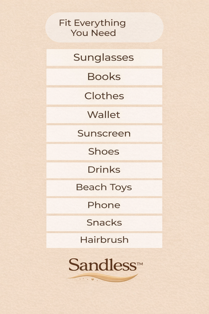 Sandless™ Checkered Beach Towel & Bag