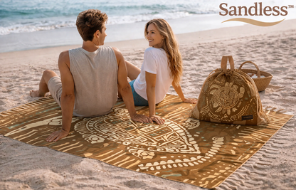 Sandless™ Turtle Beach Towel & Bag 🐢