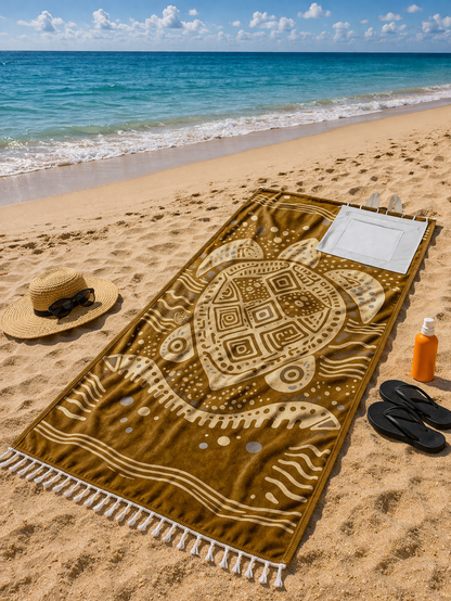 Sandless™ Turtle Beach Towel & Bag 🐢